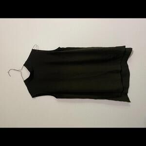 Prologue Sleeveless Dark Olive Green Blouse S